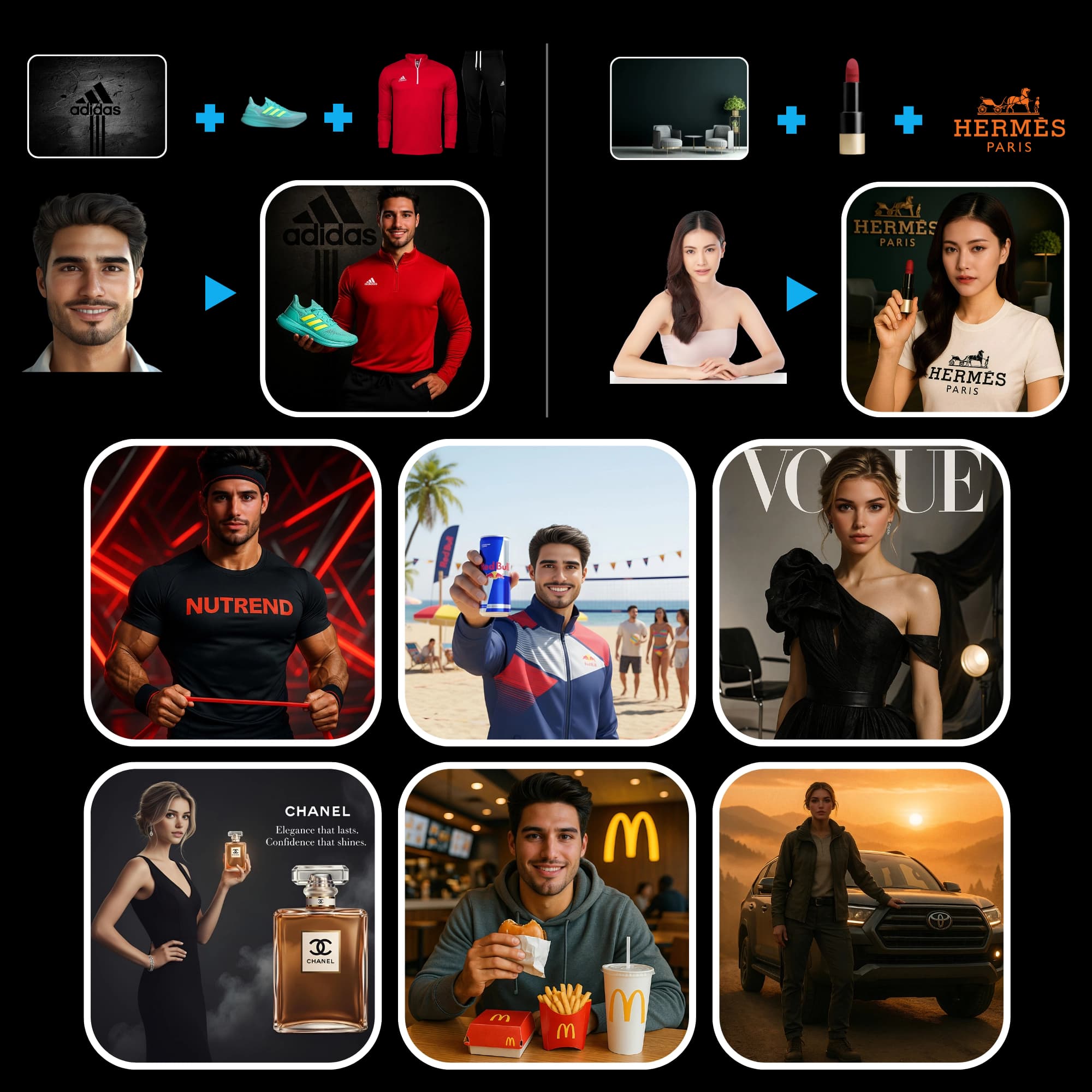 AI postavy na fotokoutek