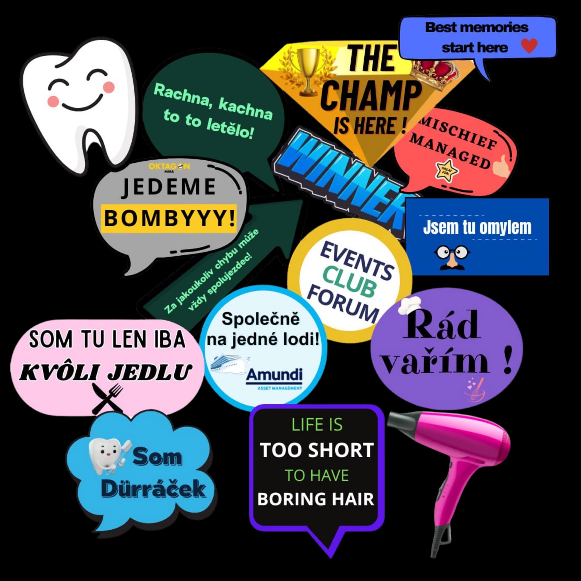 Rekvizity na míru na fotokoutek