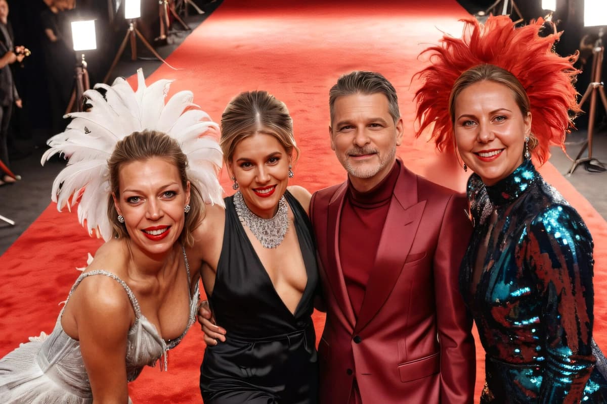 ai fotokoutek - cerveny koberec